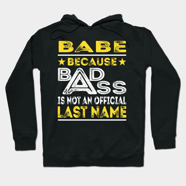 BABE Hoodie by Middy1551